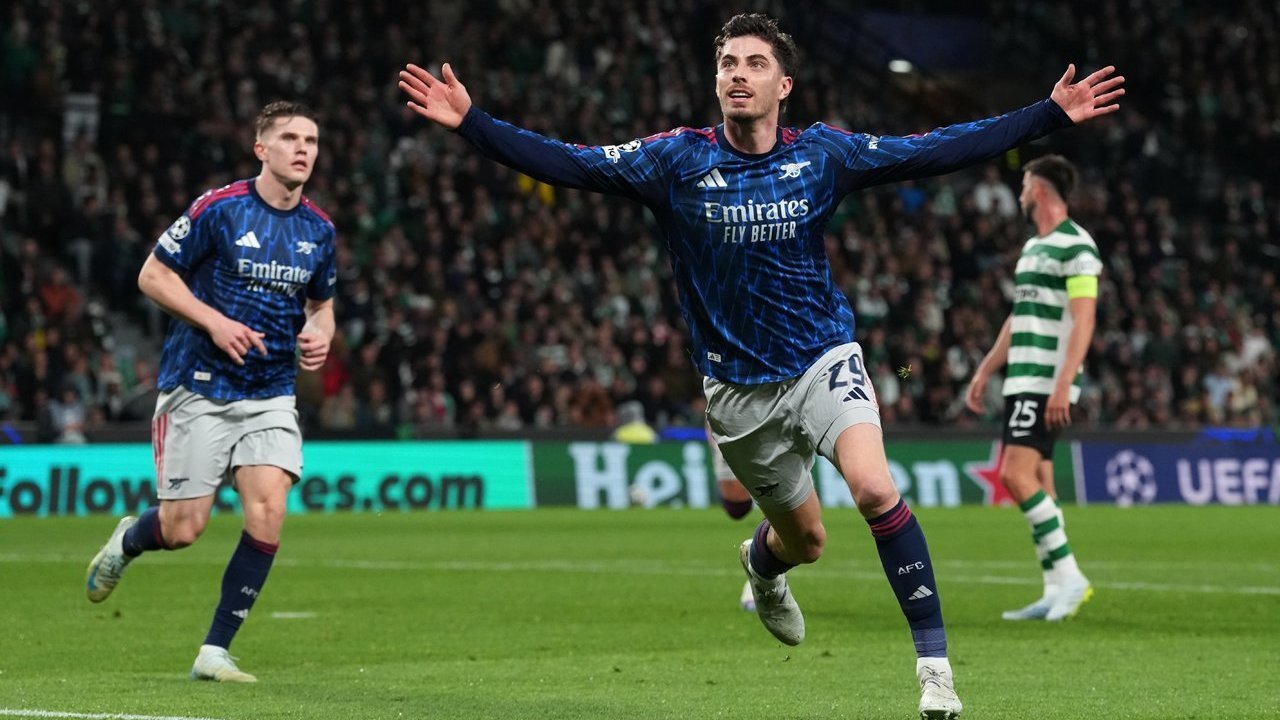 Hasil Sporting CP vs Arsenal: Gol Telat Kai Havertz Antar The Gunners Raih Kemenangan Dramatis di Lisbon Hasil Sporting CP vs Arsenal: Gol Telat Kai Havertz Antar The Gunners Raih Kemenangan Dramatis di Lisbon