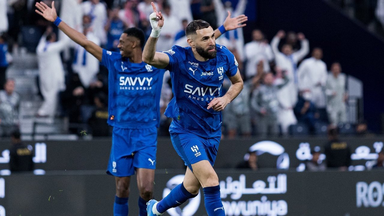Al Hilal vs Al Kholood Club: Karim Benzema Bungkus Hattrick dalam Pesta 6 Gol