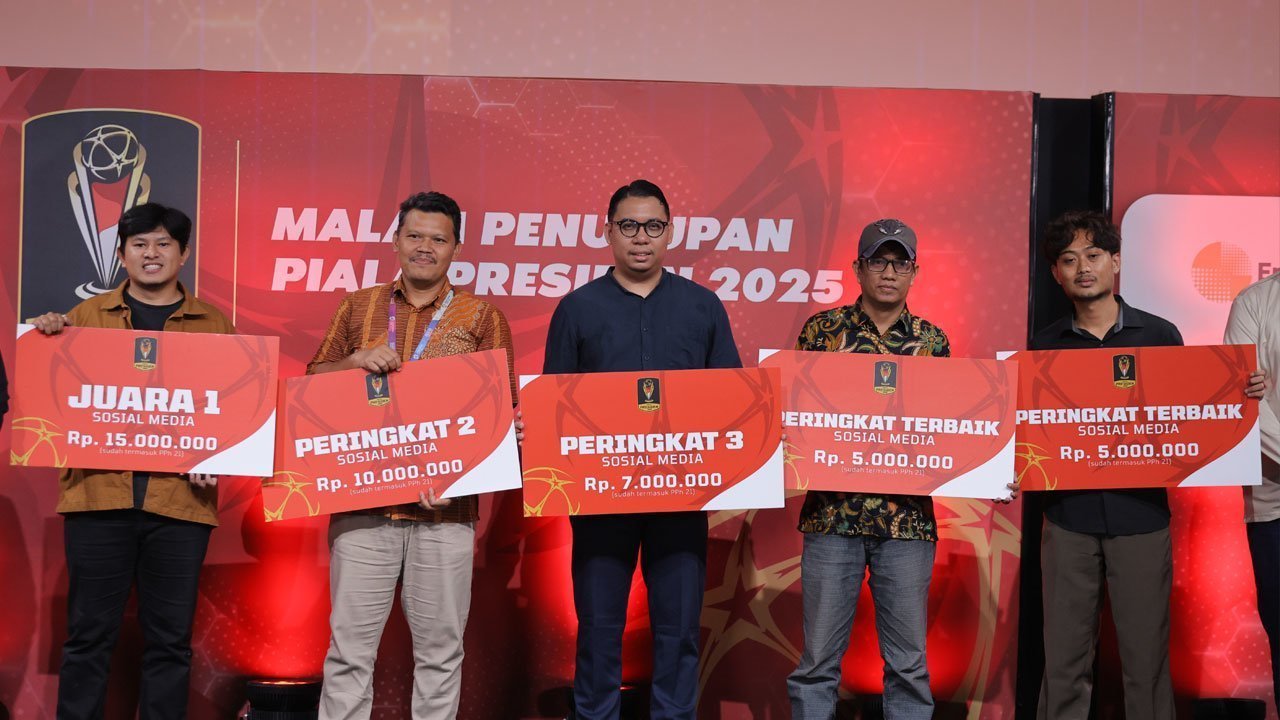 Selamat! KLY Sports Sabet 3 Gelar Juara di Malam Penghargaan Piala Presiden 2025