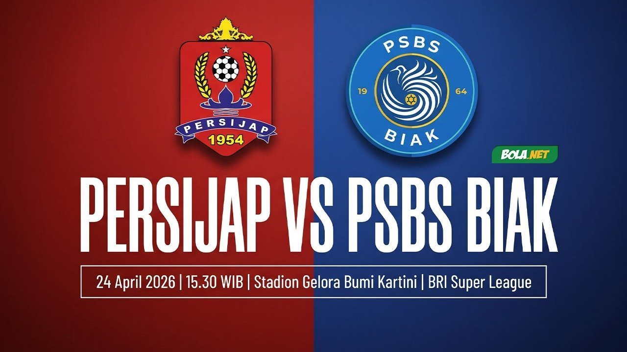 Live Streaming Persijap Hari Ini vs PSBS Biak - BRI Super League