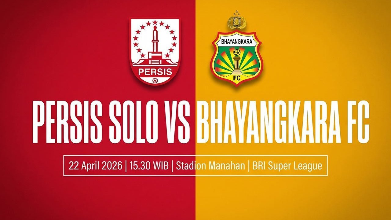 Link Live Streaming BRI Super League: Persis Solo vs Bhayangkara FC Hari Ini