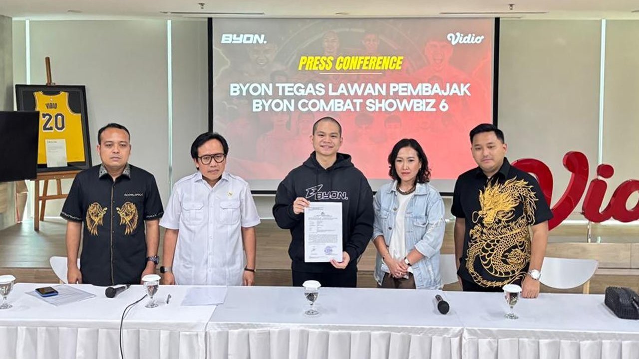 Vidio dan BYON Tempuh Jalur Hukum atas Pembajakan Siaran BYON Combat Sport Showbiz Vol. 6