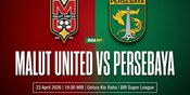 Nonton Live Streaming BRI Super League: Malut United vs Persebaya Surabaya
