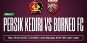 Link Siaran Langsung Live Streaming Persik vs Borneo FC: Main Jam Berapa dan Tayang di Mana?