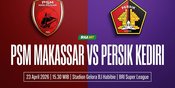 Link Live Streaming BRI Super League: PSM Makassar vs Persik Kediri