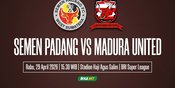 Live Streaming Semen Padang vs Madura United Hari Ini: Apakah Tayang di TV Nasional?