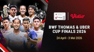 Indonesia Bertekad Bangkit di Thomas dan Uber Cup Finals 2026, Saksikan Perjuangannya Eksklusif di Vidio Indonesia Bertekad Bangkit di Thomas dan Uber Cup Finals 2026, Saksikan Perjuangannya Eksklusif di Vidio