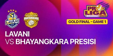 Nonton Live Streaming Jakarta Lavani Livin Transmedia vs Jakarta Bhayangkara Presisi di Grand Final Proliga 2026 di MOJI, 24 April 2026
