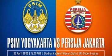 Live Streaming Siaran Langsung PSIM vs Persija Jakarta: Main di Mana, Kickoff Jam Berapa?