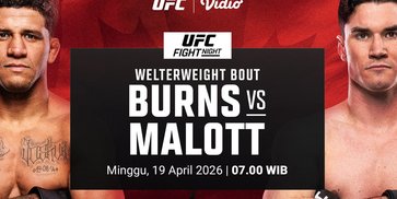 Jadwal Lengkap UFC Fight Night: Mike Malott vs Gilbert Burns