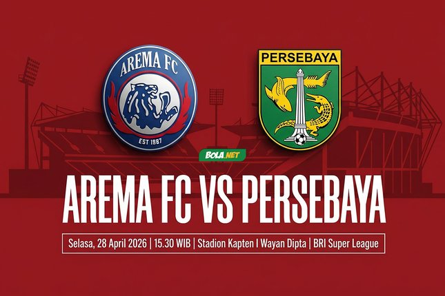 Link Live Streaming Persebaya vs Arema