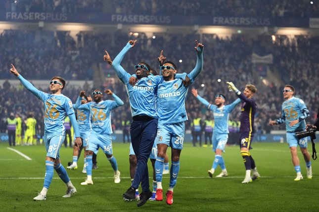 Coventry City juara Championship 2025/2026. (c) PA via AP Photo/Mike Egerton
