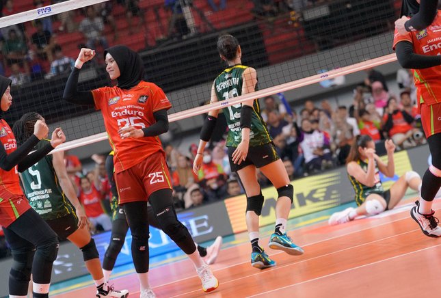 Pertandingan Gresik Phonska Pupuk Indonesia vs Jakarta Pertamina Enduro