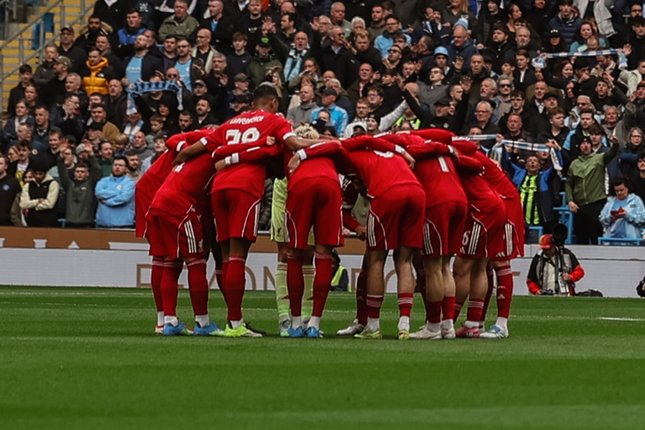 Skuad Liverpool berkumpul sebelum laga menghadapi Manchester City (c) Liverpool FC Official