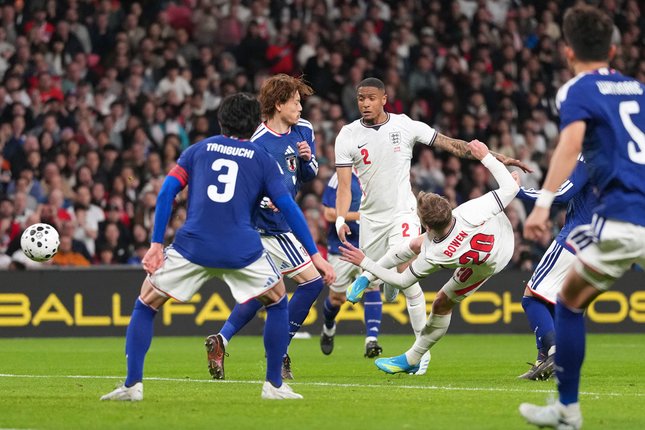 Statistik Inggris vs Jepang