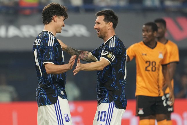 Babak Pertama Argentina vs Zambia Babak Pertama Argentina vs Zambia