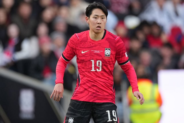 Pemain Bintang Korea Selatan - Lee Kang In Penyerang Timnas Korea Selatan, Lee Kang-In (c) AP Photo/Dave Shopland