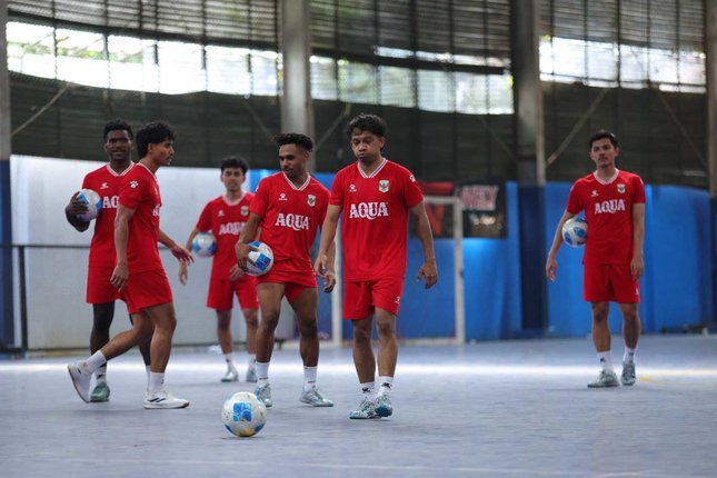 Sesi latihan Timnas Futsal Indonesia jelang tampil di Piala AFF Futsal 2026 (c) Dok. FFI