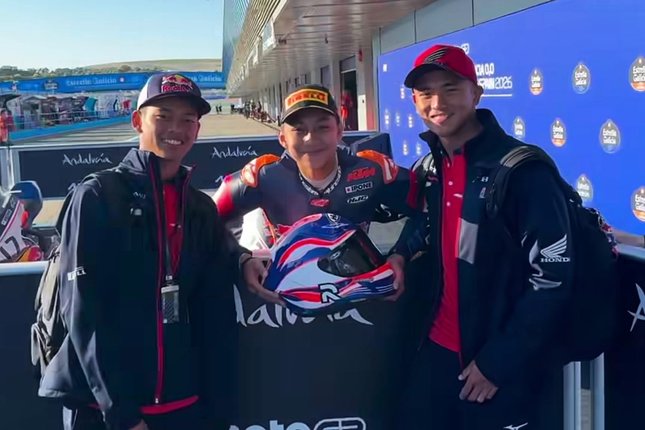 Dapat Semangat dari Mario Aji dan Veda Ega Pratama Dapat Semangat dari Mario Aji dan Veda Ega Pratama