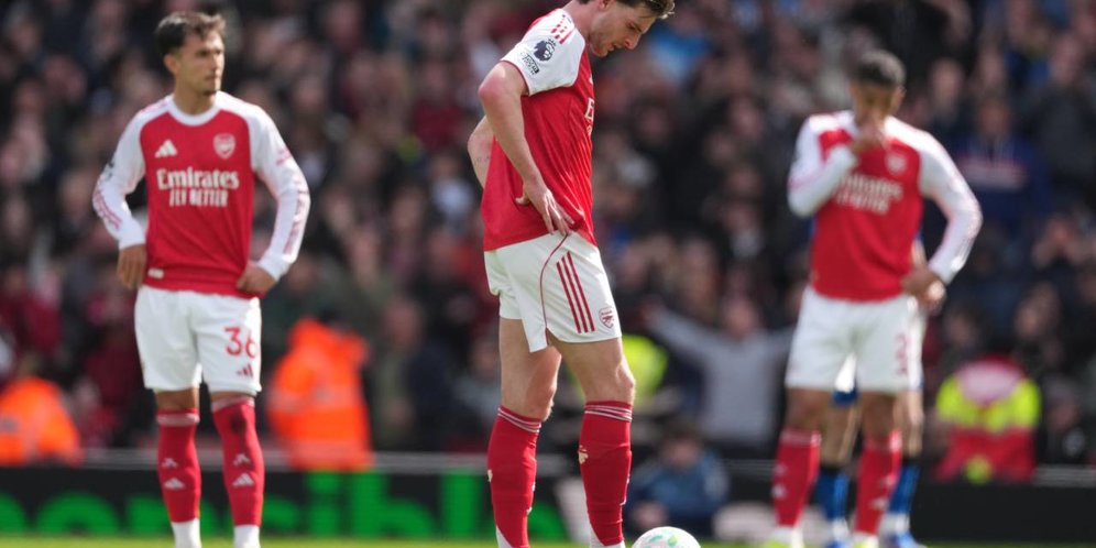 Kekalahan Memalukan! Rapor Pemain Arsenal Dipenuhi Nilai Merah