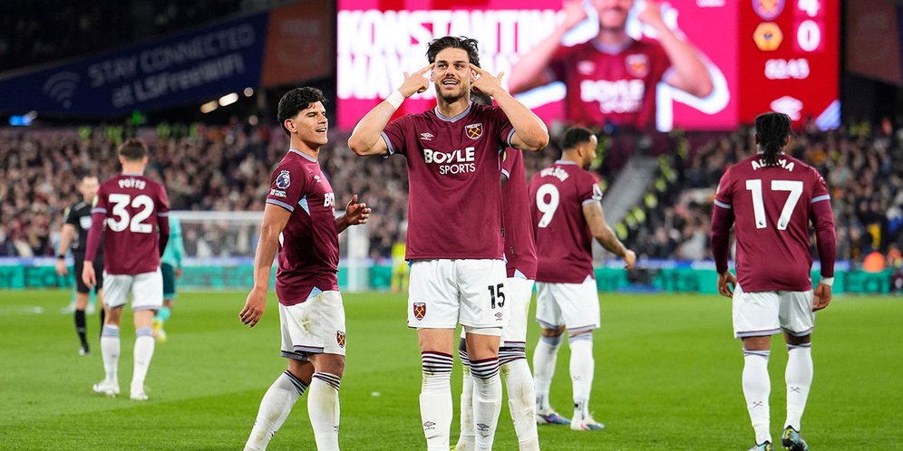 West Ham vs Wolves: Pesta Gol The Hammers Kirim Tottenham ke Zona Degradasi