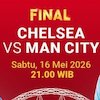 Link Live Streaming Final FA Cup 2026: Chelsea vs Man City di Vidio, 16 Mei 2026