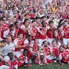 Gokil! Mulai Ted Lasso Hingga Walikota New York Sama-Sama Rayakan Gelar Juara Arsenal