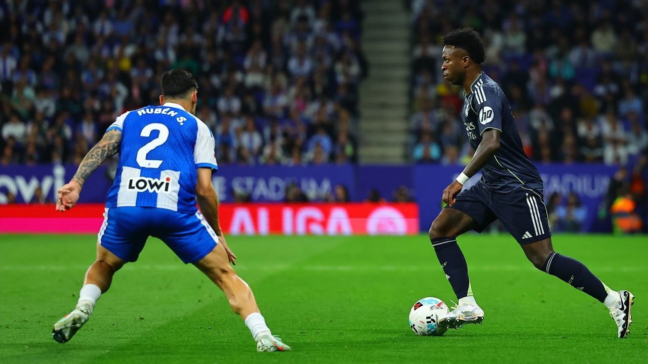 Hasil Espanyol vs Madrid: 2 Gol Vinicius Junior Tunda Pesta Juara Barcelona
