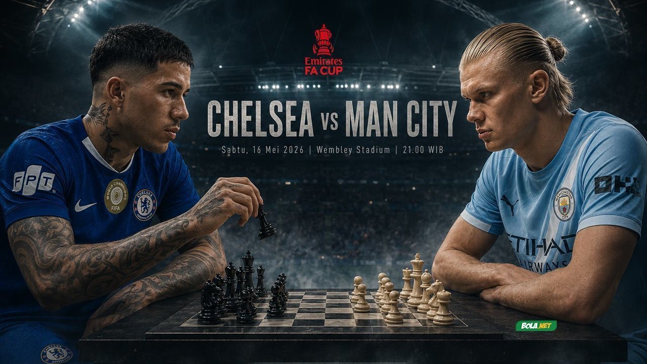 Prediksi Chelsea vs Man City di Final Piala FA, 16 Mei 2026 Prediksi Chelsea vs Man City di Final Piala FA, 16 Mei 2026
