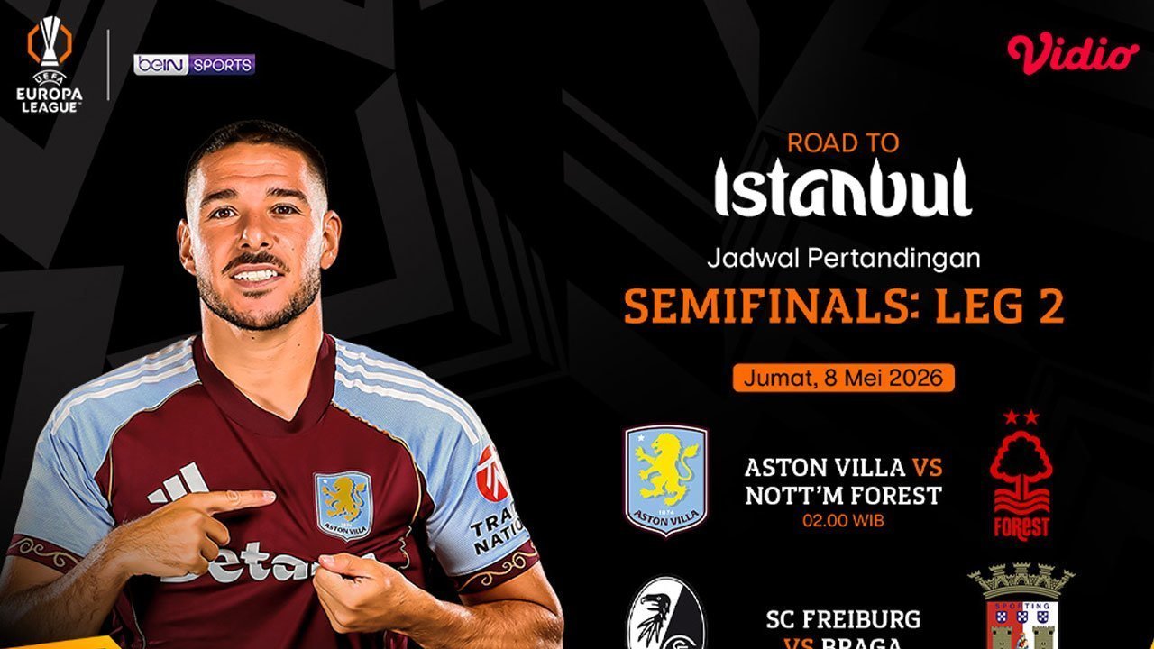 Jadwal Live Streaming Europa League 2025/26 Babak Semifinal Leg Kedua
