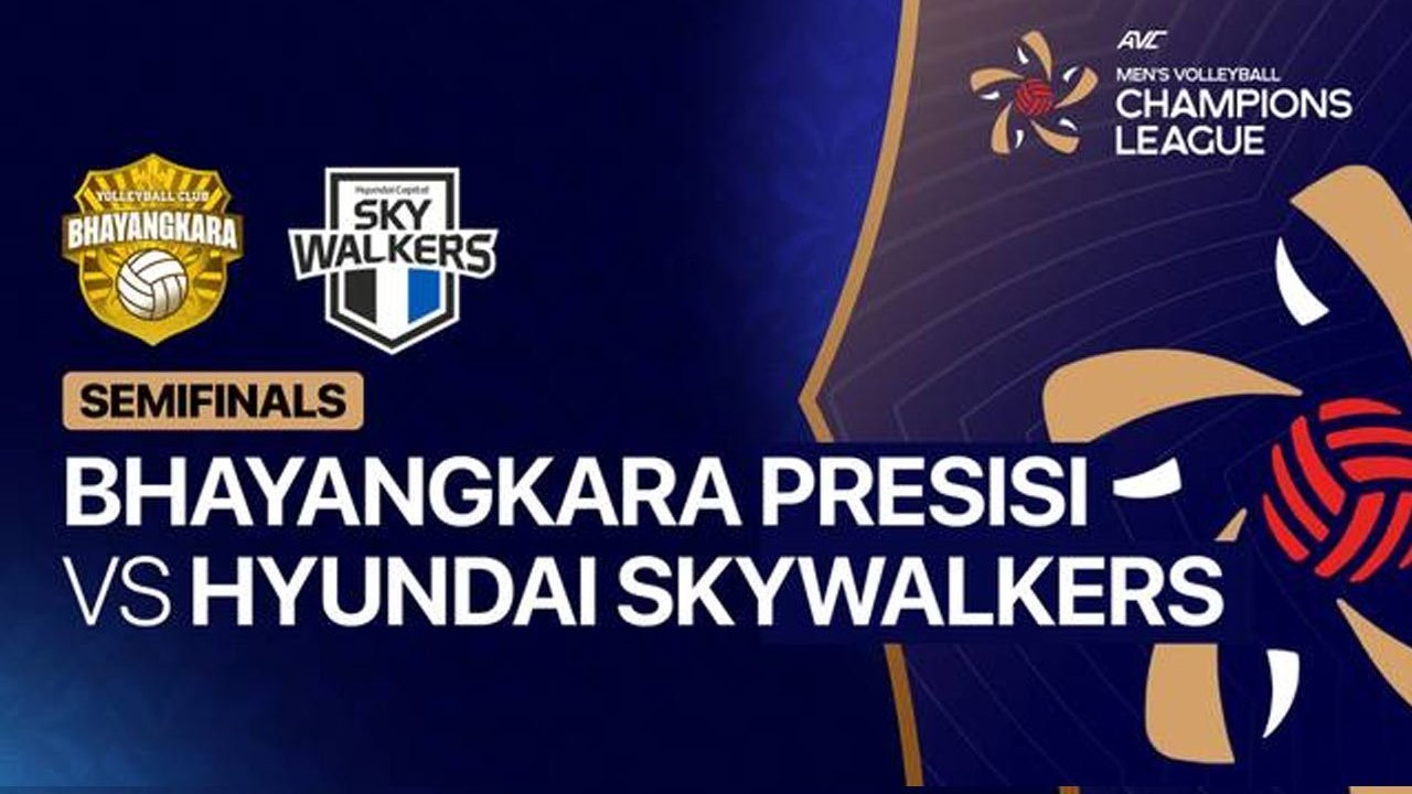Live Streaming AVC Men's Champions League 2026: Jakarta Bhayangkara Presisi vs Hyundai Capital Skywalkers di Vidio
