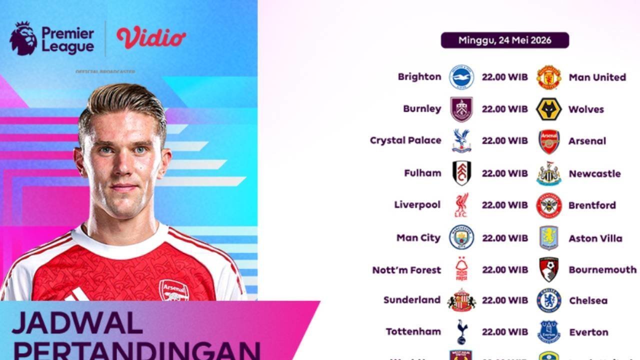 Jadwal dan Link Live Streaming Liga Inggris 2025/26 Akhir Pekan Ini di Vidio Jadwal dan Link Live Streaming Liga Inggris 2025/26 Akhir Pekan Ini di Vidio