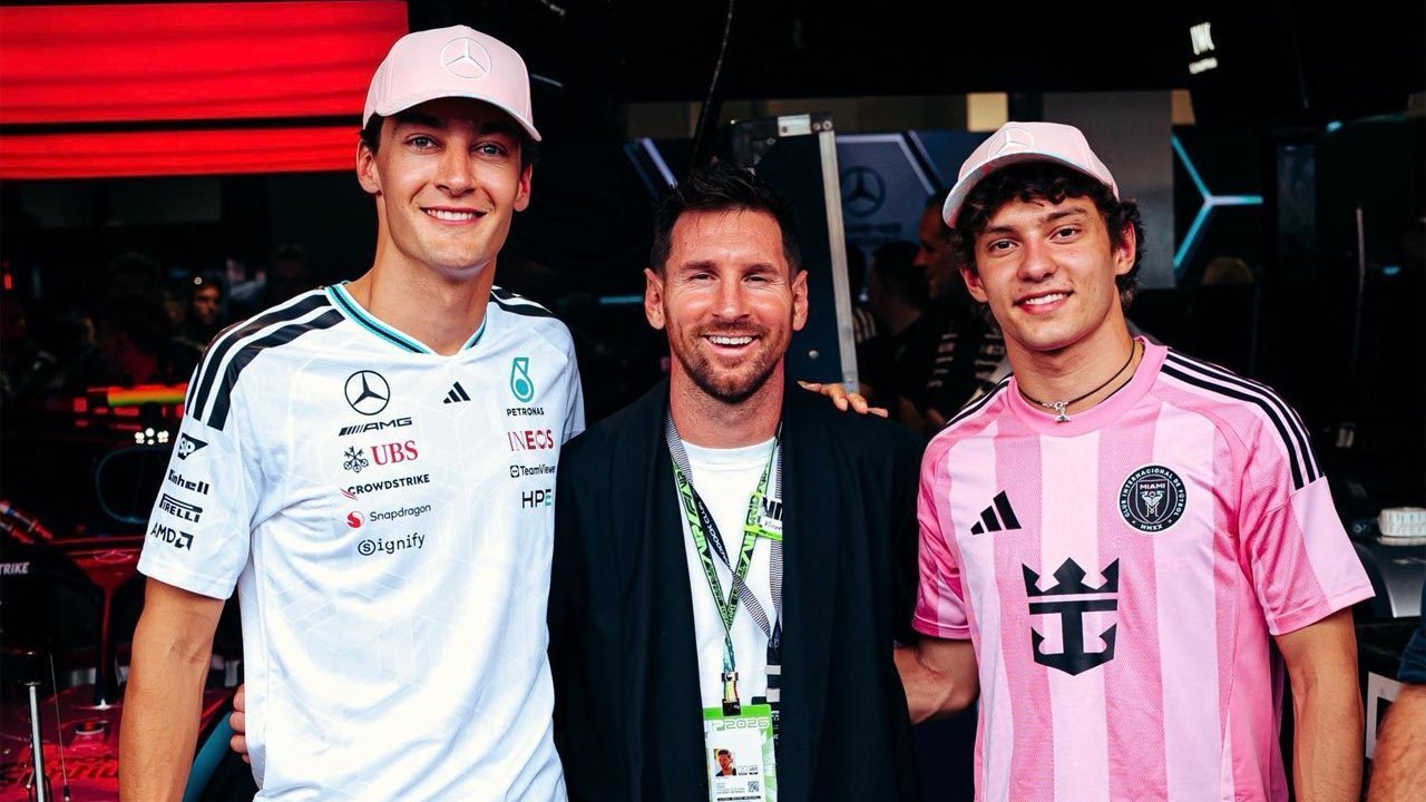 Momen Lionel Messi Jajal Mobil Mercedes di Formula 1 Miami 2026, Bawa Hoki untuk Franco Colapinto