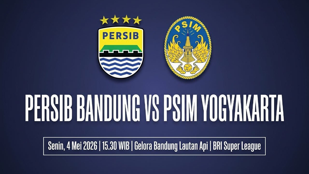 Pertandingan Persib vs PSIM Tayang di Indosiar atau Tidak? Simak Jadwal dan Link Streamingnya