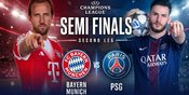 Bayern vs PSG Live di TV Mana dan Jam Berapa? Berikut Link Streamingnya!