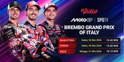 Saksikan Live Streaming MotoGP Brembo Grand Prix of Italy di Vidio Saksikan Live Streaming MotoGP Brembo Grand Prix of Italy di Vidio