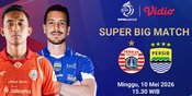 Link Live Streaming BRI Super League: Persija Jakarta vs Persib Bandung di Vidio