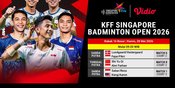 Saksikan BWF KFF Singapore Badminton Open 2026 Round of 16 Live di Vidio Saksikan BWF KFF Singapore Badminton Open 2026 Round of 16 Live di Vidio