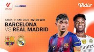 Link Live Streaming Barcelona vs Real Madrid di Vidio, 11 Mei 2026 Link Live Streaming Barcelona vs Real Madrid di Vidio, 11 Mei 2026