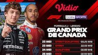 Jadwal dan Link Live Streaming F1 Lenovo Grand Prix du Canada 2026 di Vidio Jadwal dan Link Live Streaming F1 Lenovo Grand Prix du Canada 2026 di Vidio