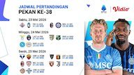 Jadwal dan Siaran Langsung Serie A 2025/26: Matchweek 38 di Vidio!
