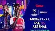 Catat Jadwal dan Link Siaran Langsung Liga Champions 2025/26 Final: PSG vs Arsenal di Vidio Catat Jadwal dan Link Siaran Langsung Liga Champions 2025/26 Final: PSG vs Arsenal di Vidio