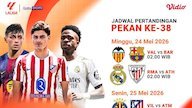 Cek Jadwal dan Link Live Streaming La Liga 2025/26 Hanya di Vidio Cek Jadwal dan Link Live Streaming La Liga 2025/26 Hanya di Vidio