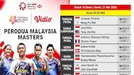 BWF Perodua Malaysia Masters 2026 - Round of 16: Siaran Langsung di Vidio BWF Perodua Malaysia Masters 2026 - Round of 16: Siaran Langsung di Vidio