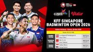 Saksikan BWF KFF Singapore Badminton Open 2026 Round of 16 Live di Vidio Saksikan BWF KFF Singapore Badminton Open 2026 Round of 16 Live di Vidio