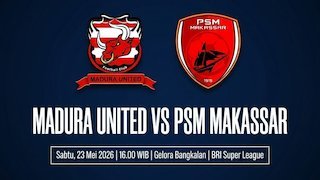 Nonton Live Streaming Madura United vs PSM - BRI Super League 2025/2026 Nonton Live Streaming Madura United vs PSM - BRI Super League 2025/2026