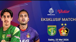 Eksklusif Match: Persebaya vs Persik Live Streaming di Vidio