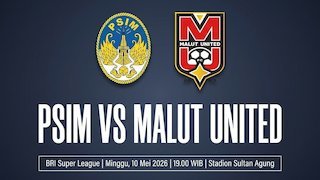 Link Streaming BRI Super League: PSIM vs Malut United Link Streaming BRI Super League: PSIM vs Malut United