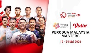 Tempat Menonton dan Jadwal BWF Perodua Malaysia Masters 2026 Pekan Ini! Tempat Menonton dan Jadwal BWF Perodua Malaysia Masters 2026 Pekan Ini!