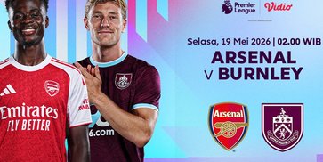 Link Live Streaming Liga Inggris: Arsenal vs Burnley di Vidio Link Live Streaming Liga Inggris: Arsenal vs Burnley di Vidio